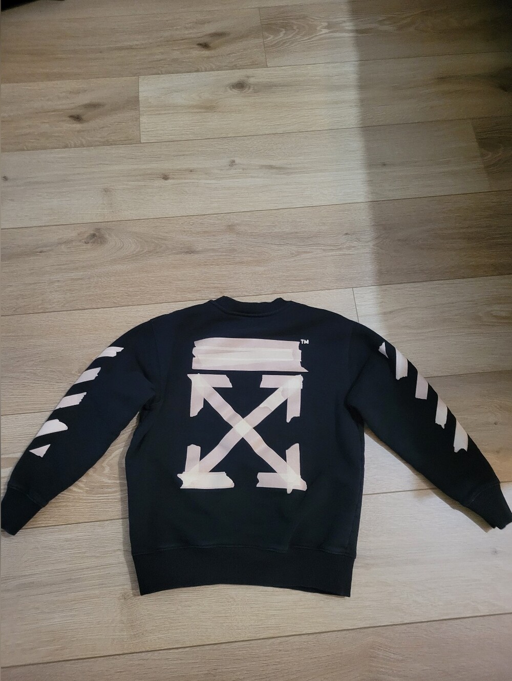 Off-White Kids Black Arrow Sweatshirt Size 8 Years FW23
